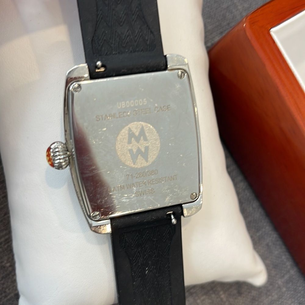 MICHELE watch with Michele Black Band UB00005 - Picture 4 of 5